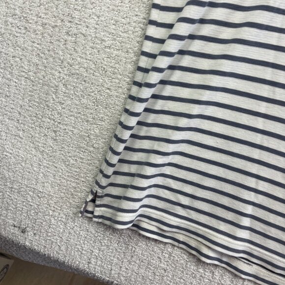 Pierre Cardin Shirt Mens Size Medium Blue Striped Short Sleeve Polo Rugby - Picture 6 of 16